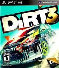 Dirt 3 (Sony PlayStation 3, Ps3) with inserts. Disc in very good condition