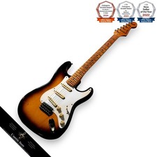 Guitare électrique Fender 1957 Stratocaster Sunburst 1 pièce manche en...