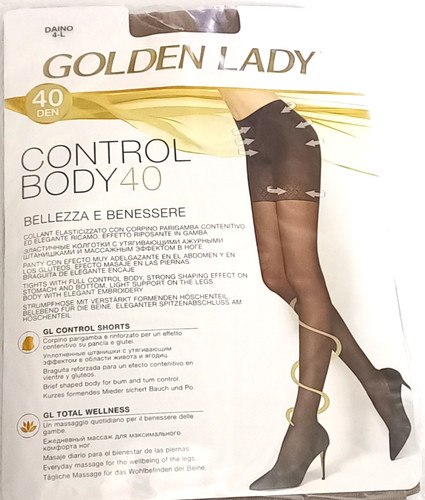 Golden lady control body - golden,