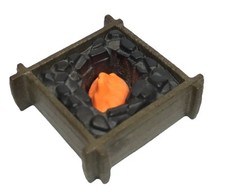 Playmobil NOAH'S ARK - Campfires in Stone Fireplace 3255 Blacksmith