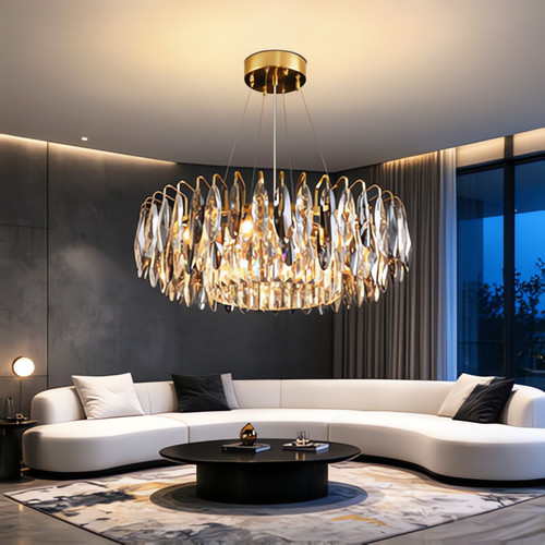 Lustre cristal ampoules e14 - cristal,