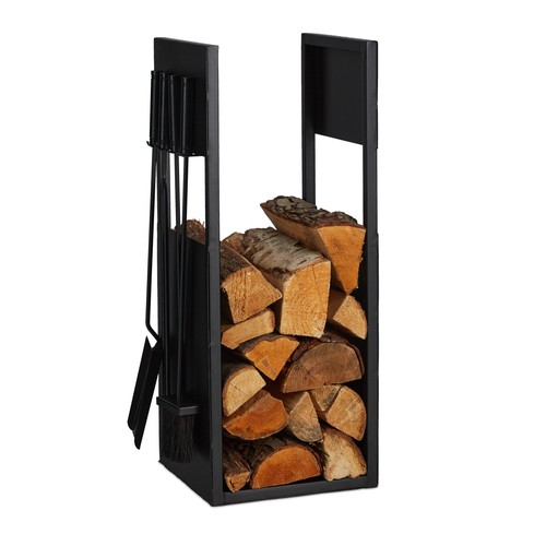 Rangement bois cheminée - bois,