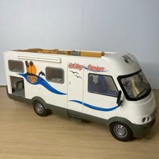 Dickie Toys Vintage Hymer Holiday Camper Van 1:18 - Majorette Germany INCOMPLETE