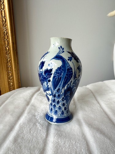 Vase delft vintage fait - vase, main