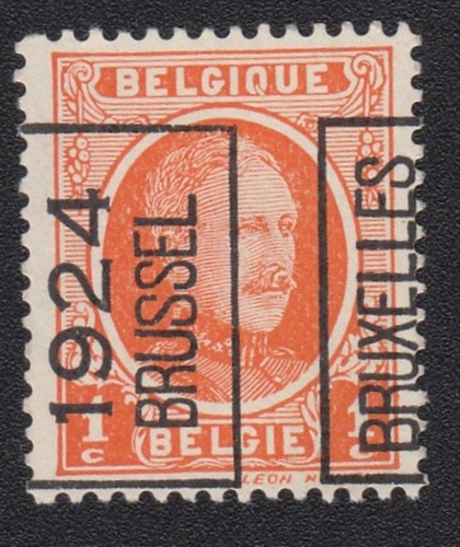 Timbre belgique 1924 type roi - 1924,