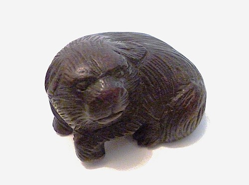 Japon 19ème statuette bois - en,