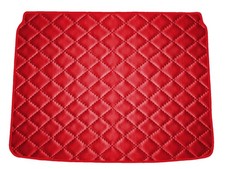 Matelassé Cuir éco ROUGE Tapis coffre pour Jeep Renegade 2014-…