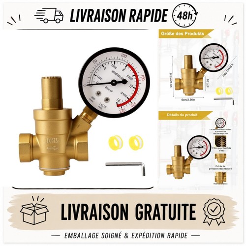 Réducteur pression eau 2 - eau, 1/2