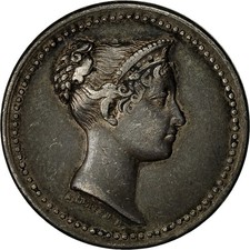 [#553907] France, Medal, L'Impratrice Marie Louise à la Monnaie de Paris, 1813, 