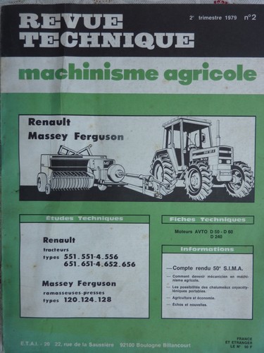 Revue technique tracteur - technique,