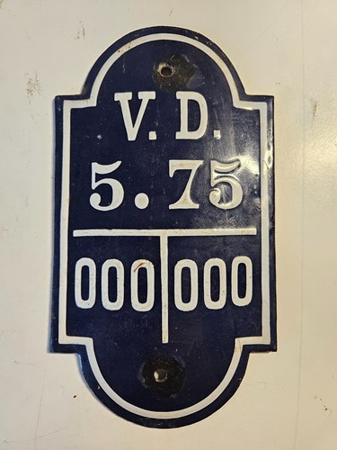 Ancienne plaque émaillée - ancienne,