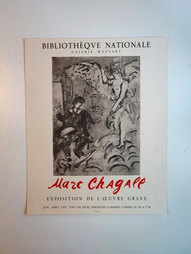 Marc chagall affiche - marc,