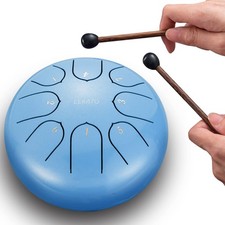 Steel tongue drum pouces - steel, 6