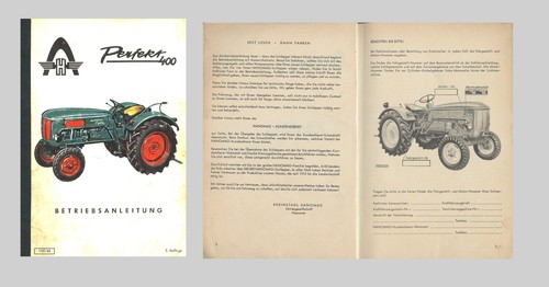 Hanomag perfect 400 tractor - hanomag,