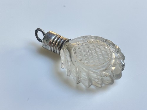 Ancien flacon sels - ancien, cristal