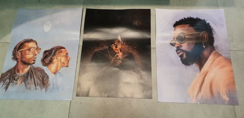 Lot affiches poster - affiches, damso
