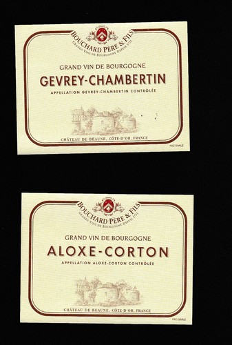 Lot étiquettes grands vins - lot, 6