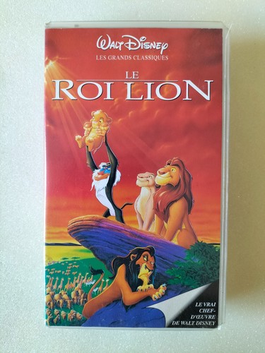 Vhs roi lion état - k7,