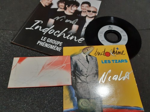 Indochine autographe nicola - autographe,