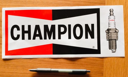 Gros autocollant champion - autocollant,