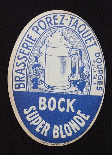 Old label beer brewery - label,
