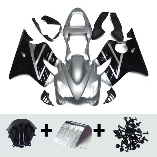 Silver black motor fairing - black,