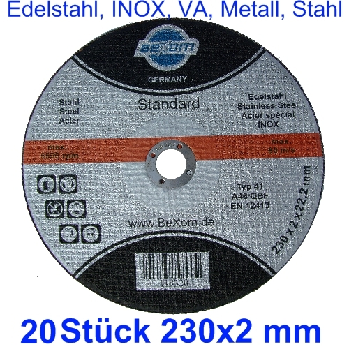 Disque tronçonnage 230 2 - de,