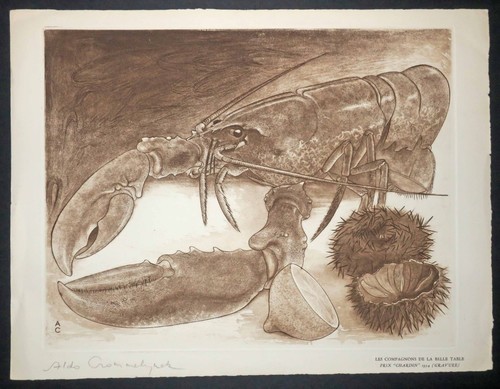 Aldo crommelynck homard - crommelynck,