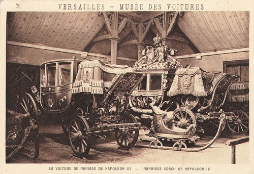 Versailles voiture de - cp,