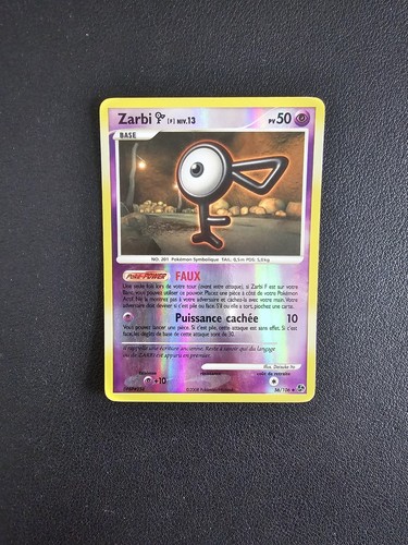 Carte pokémon zarbi 106 - pokémon, f