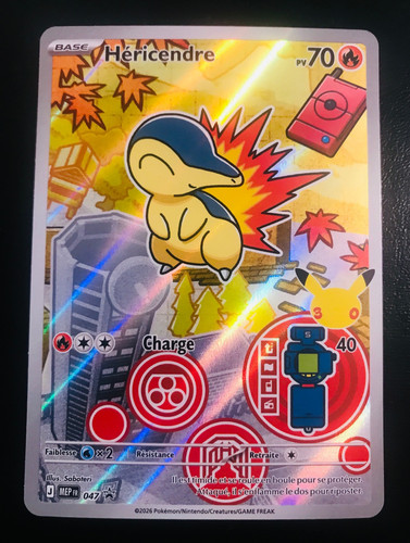 Carte pokemon hericendre promo - carte,