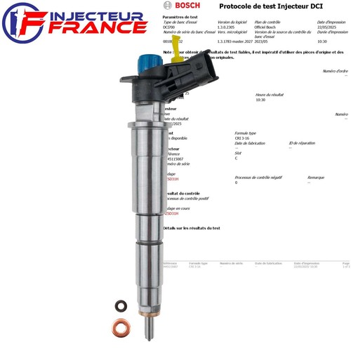 0445115007 bosch injecteur - 0445115007,