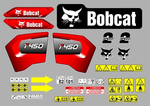 Bobcat 450 kit autocollants - bobcat,