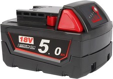 Milwaukee M18 B5 Batterie 18V 5.0Ah Li-Ion – 4932430483 – Rechargeable – Série M