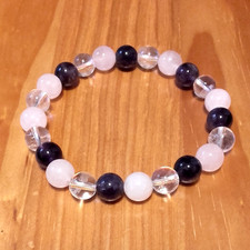 Bracelet Améthyste, Cristal