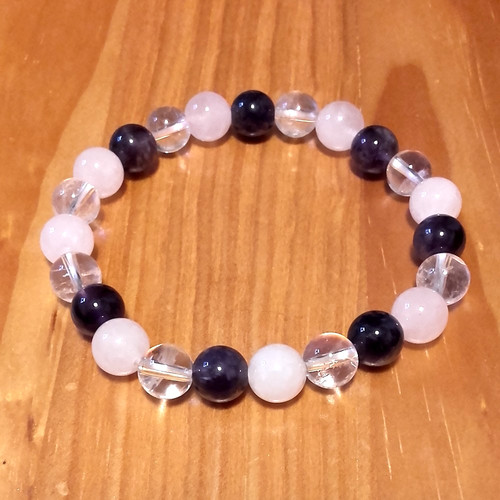 Bracelet améthyste cristal - améthyste,,