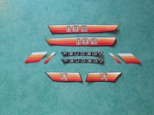 Lot autocollants Peugeot 102