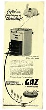 Antique 50s advertising poster / gas / oven gas / FN07