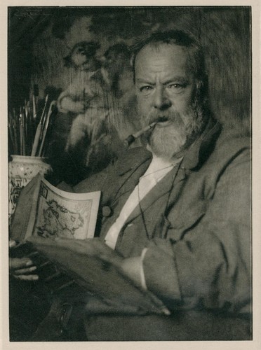Photogravure 1910 professor - photogravure,