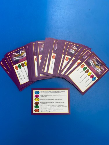 Trivial pursuit lot cartes - pursuit,