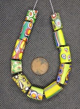 Perles MILLEFIORI Verre Murano