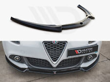 Front Diffuser Diffusor V2 Maxton Design Gloss Black For Alfa Romeo Giulietta FL