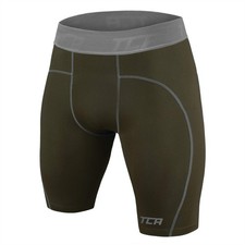 TCA Homme Pro Performance Collant de Compression Short pour Course - Vert, Small