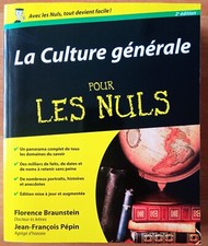 Livre/ LA CULTURE GÉNÉRALE POUR LES NULS/ GRAND FORMAT 