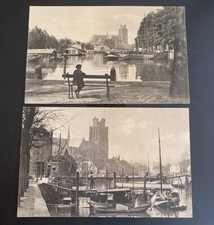 DORDRECHT NIEUWE PORT 1913 NETHERLANDS 2 CPA