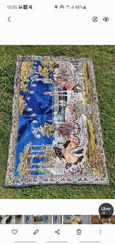Tenture tapisserie ancienne - tenture,