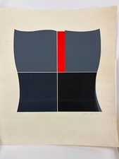 Florian Flaxa graphic, title unknown, 1974 sheet approx. 65x65 cm 50/50