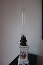 Lampe à pétrole  en faïence