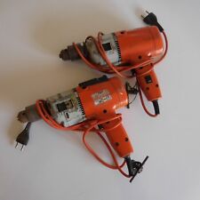 2 drills BLACK & DECKER DNJ84 made in France design tool vintage XXe N3289