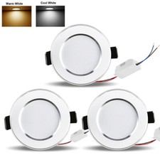 Dimmable Recessed Led Ceiling Down Light Lamp Spotlight & driver 3/5/7/9/12/15W